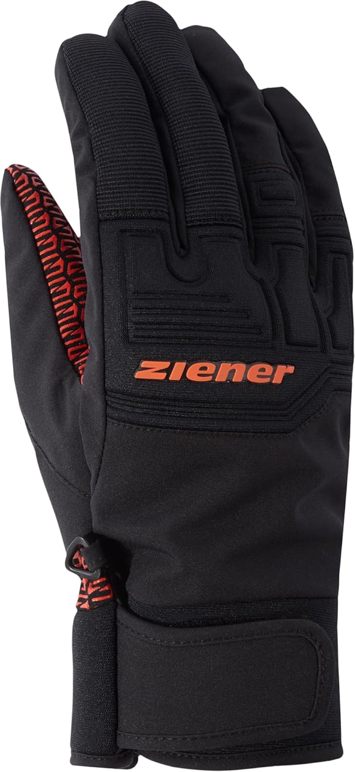 Ziener Garim As Ski-Handschuhe/Wintersport, Wasserdicht, Atmungsaktiv 7.5 orange spice, 7.5 orange s