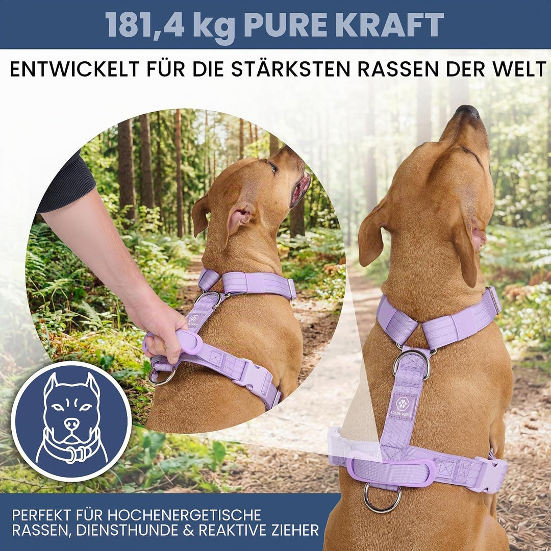 Spark Paws No Pull Hundegeschirr mit Griff für grosse Hunde, strapazierfähiges Hundegeschirr für gro