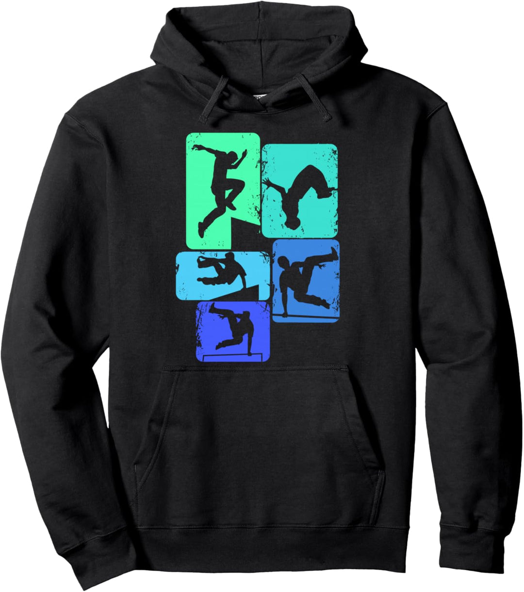 Parkour Parcouring Parcour Kinder Jungen Pullover Hoodie