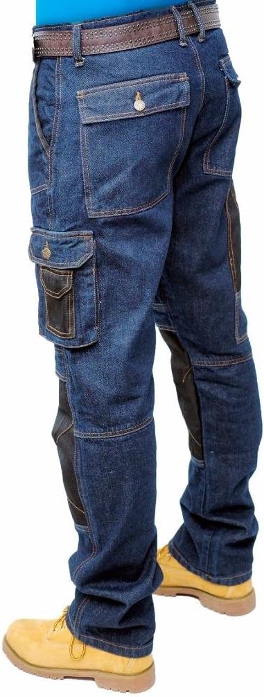 Prime Herren Arbeitshose Herren Cargohose Army Twill Cargo Multi Taschen BLJ-02 Bl-j-008 34W / 34L,