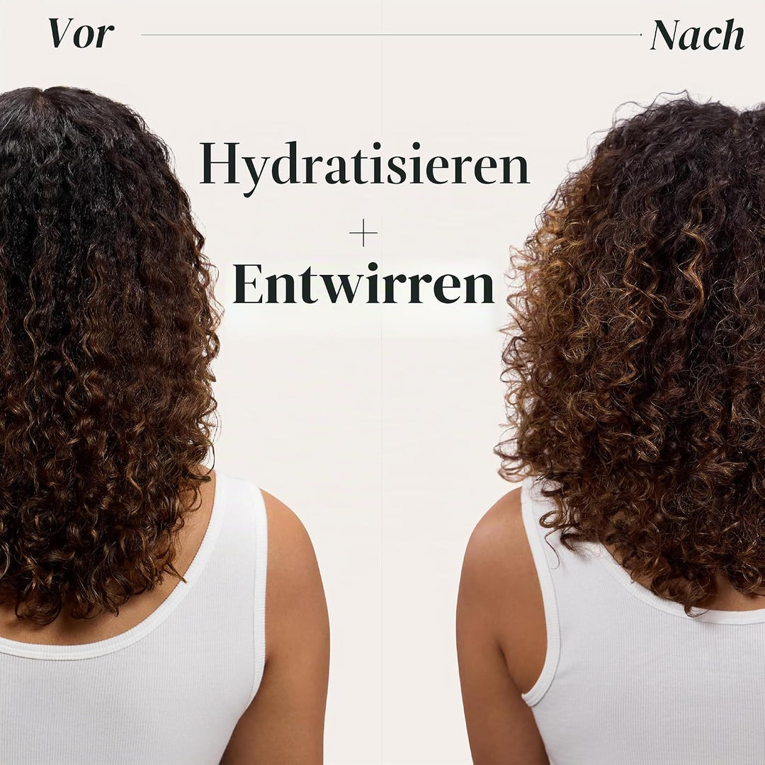 L'ANZA Feuchtigkeitsspendende Lockenkur - Leave-in Creme für mehr Feuchtigkeit, bändigt krauses Haar