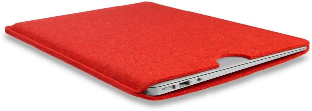 CoverKingz Filz Hülle für MacBook Pro 13" (M1,M2)/Air 13" (M1) - Notebook Tasche handgefertigt aus W