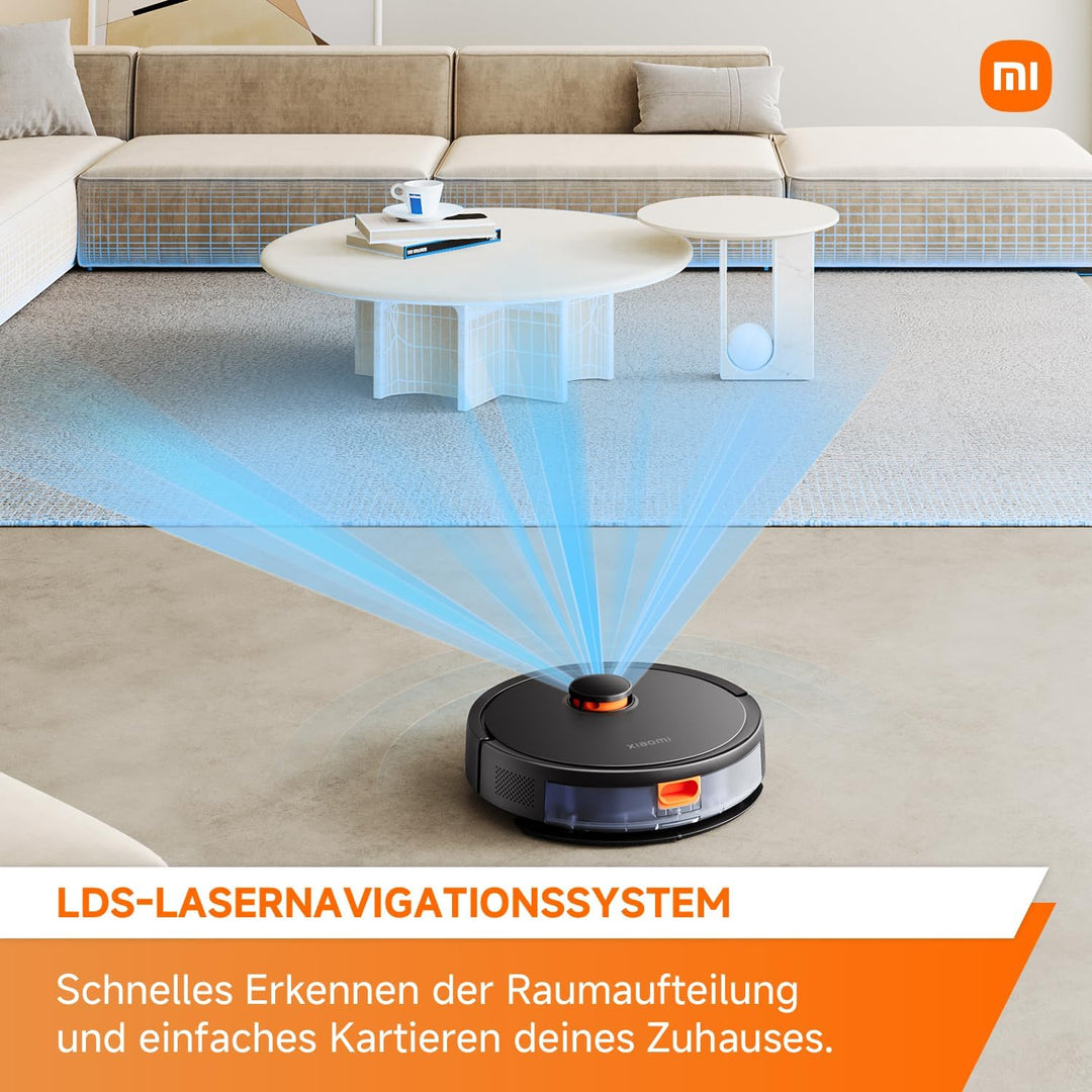 Xiaomi Robot Vacuum S20 Saug- und Wischroboter, Smarter Reinigungsplan mit LDS Lasernavigation, 5000