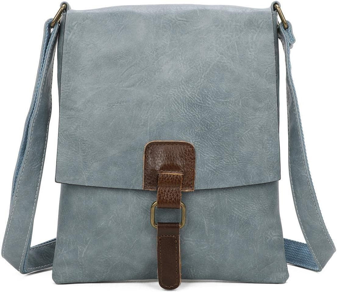 ITALYSHOP24 OBC Damen Tasche Crossbody Handtasche Messenger Schultertasche Umhängetasche Shopper Tab