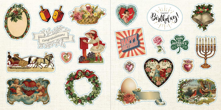 Loads of Ephemera!: An Unforgettable Vintage Sticker Book, Paperback