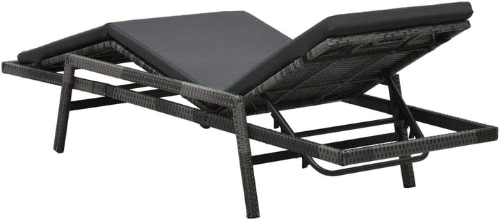 vidaXL Sonnenliege mit Auflage Gartenliege Relaxliege Strandliege Freizeitliege Liege Liegestuhl Rat