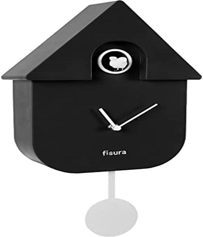 FISURA - Kuckucksuhr. Wanduhr. Original Geschenk Wanduhr. 3 AA-Batterien Nicht enthalten. Masse: 21,