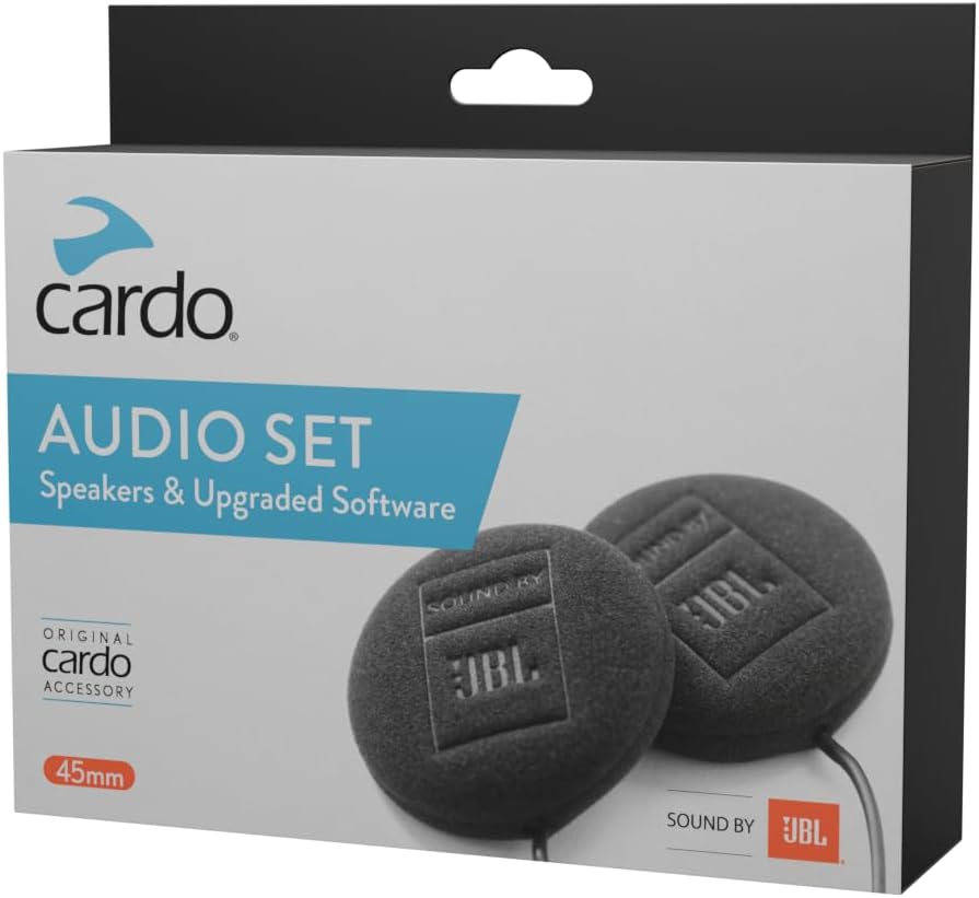 CARDO, 45 MM JBL Dual HD-Kopfhörer-Audio-Kit für Gegensprechanlage,