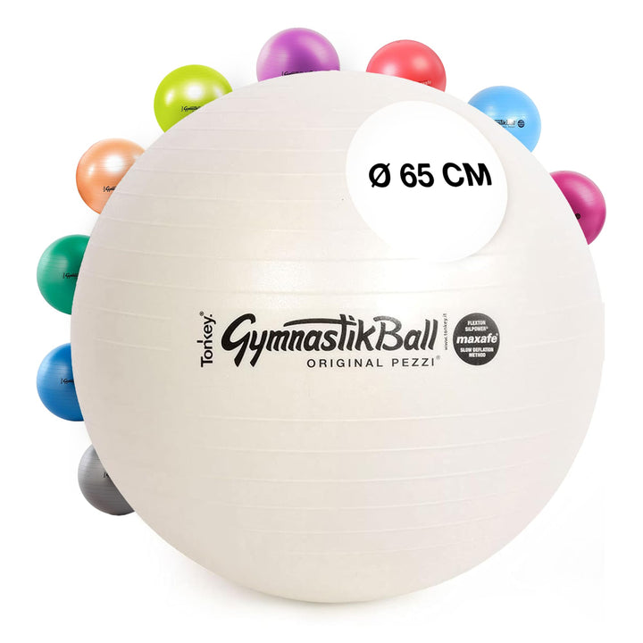 PEZZI Original Gymnastikball MAXAFE Ø 42 cm bis 75 cm Sitzball Gymnastik Sport Ball Büro Fitness Reh