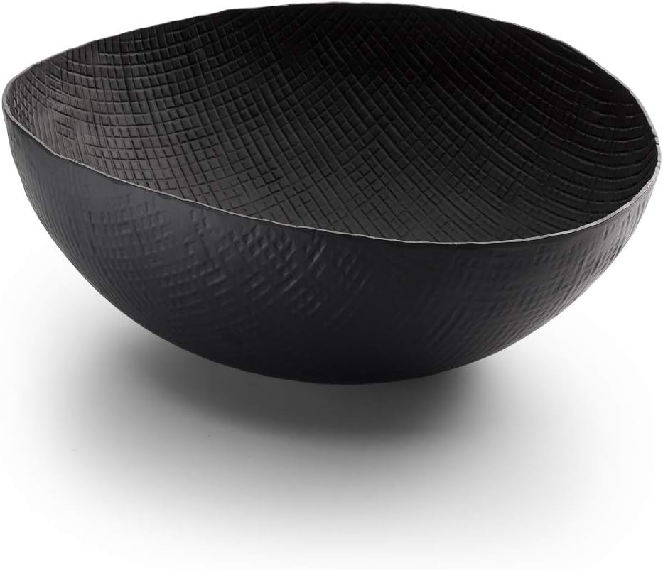 OUTBACK Schale Oval - 11,5 (h) cm 32 x 27 x 11,5 cm Schwarz, 32 x 27 x 11,5 cm Schwarz