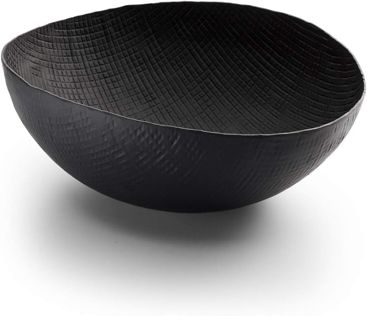 OUTBACK Schale Oval - 11,5 (h) cm 32 x 27 x 11,5 cm Schwarz, 32 x 27 x 11,5 cm Schwarz