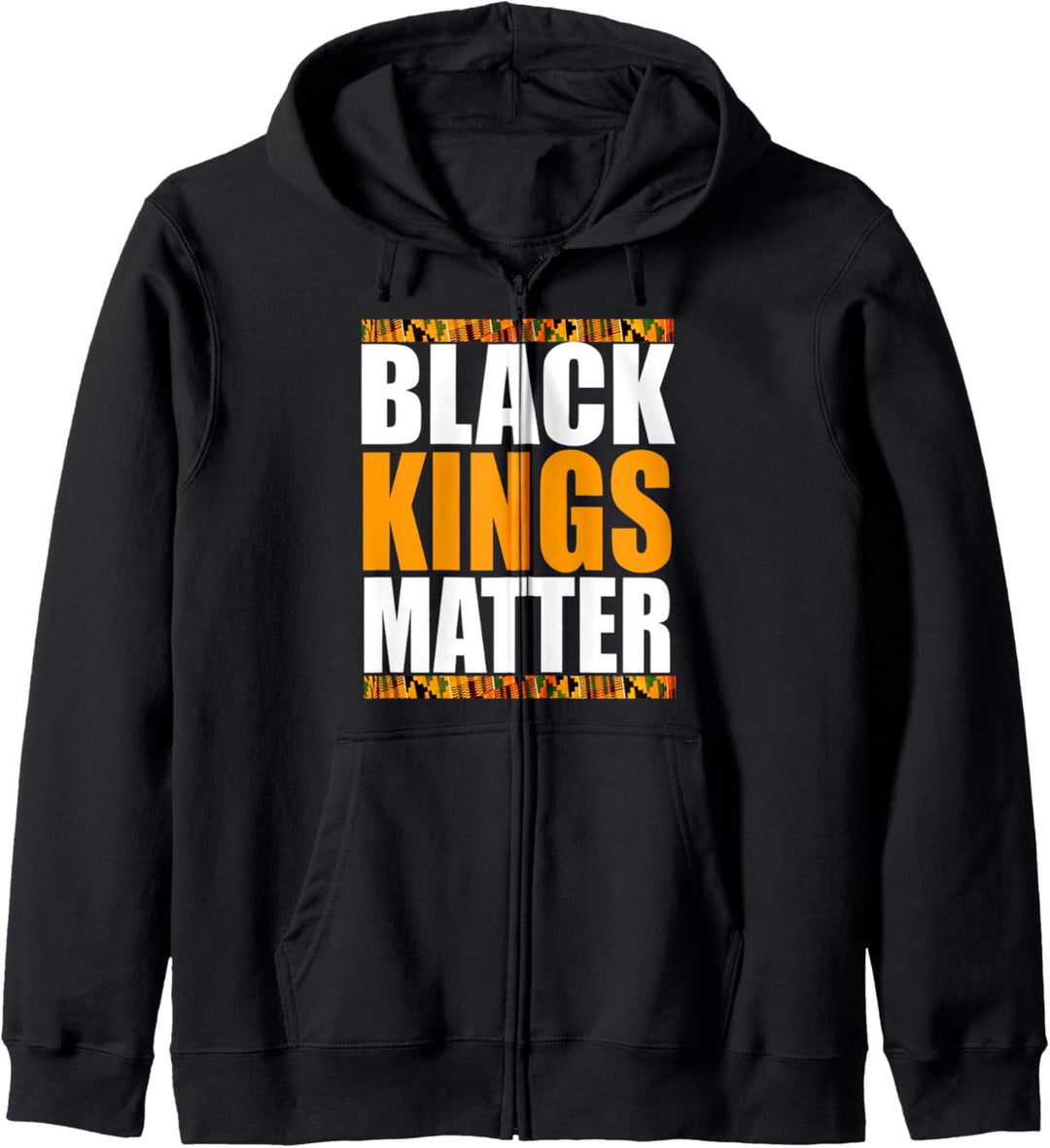 Oheneba: Black Kings Matter Father's Day Melanin Afro Dad Kapuzenjacke