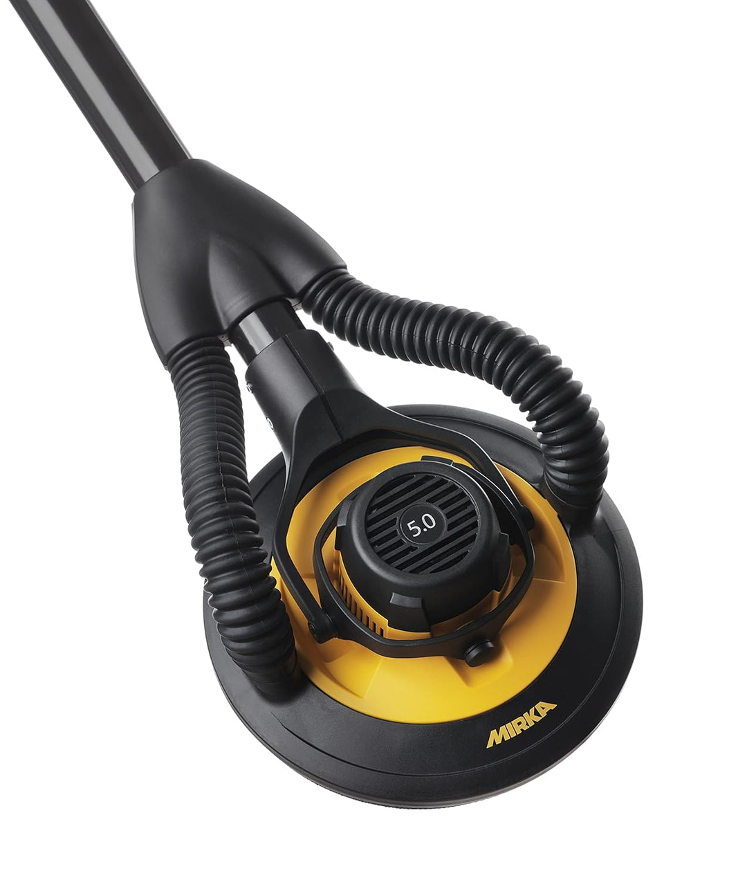 Mirka LEROS Exzenterschleifer, Wand- und Deckenschleifer mit 180° Schleifkopf-Flexibilität (Ø 225 mm