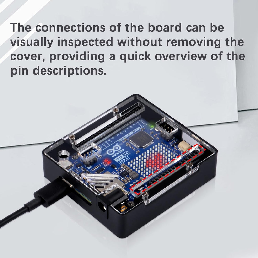 GeeekPi Studenten-Starter-Kit für Arduino UNO R4 WiFi mit offizieller UNO R4 WiFi-Karte, Metallgehäu