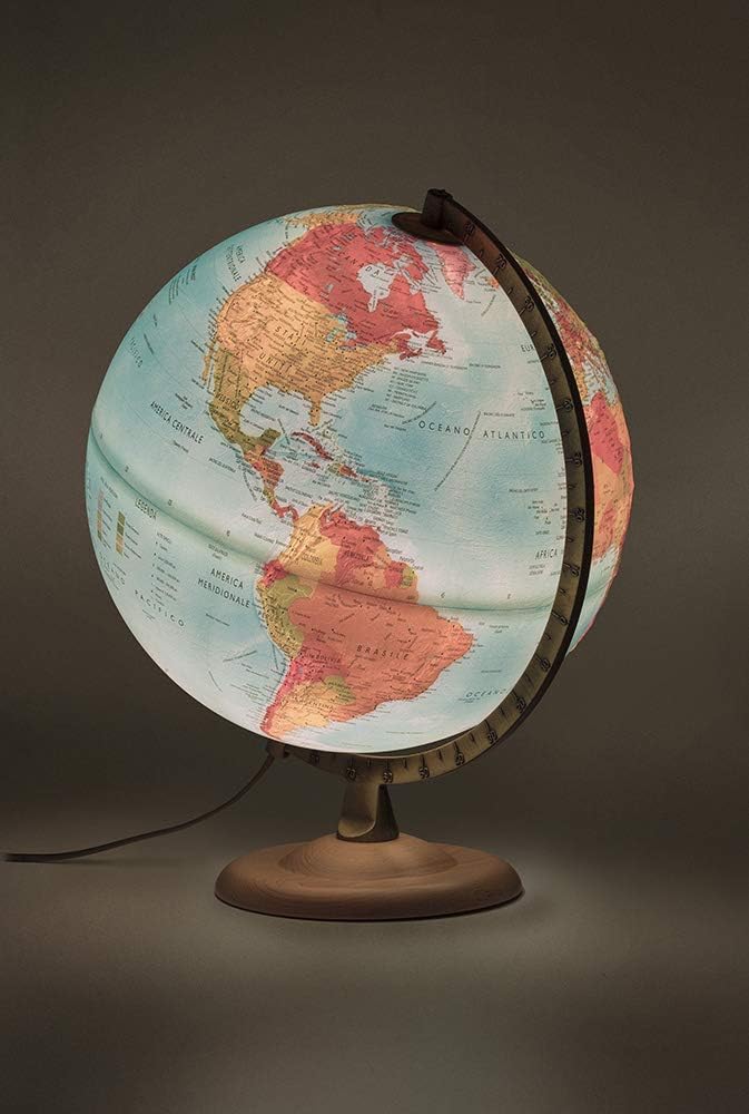 TECNODIDATTICA Weltkarte Atmosphere Erleichterung Rilievo, Erleichterung