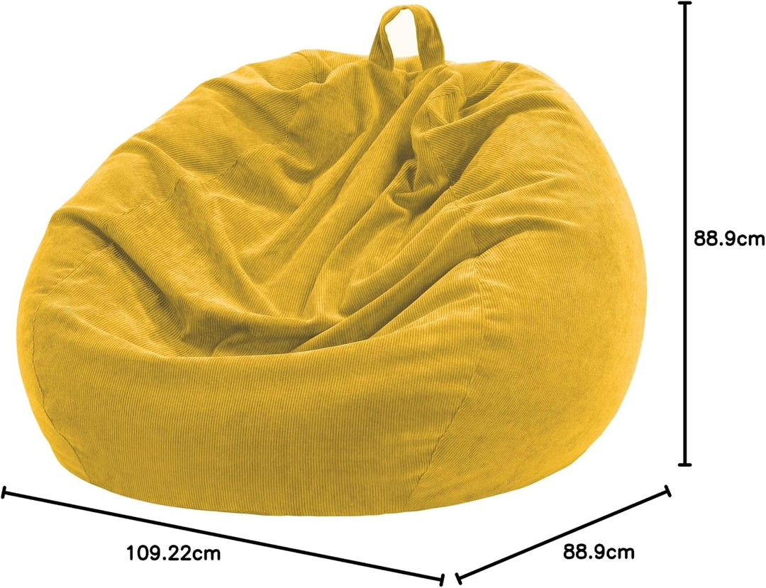 Nobildonna Sitzsackstuhl für Kinder und Erwachsene, nur Bezug (Keine Füllung) für Sofa-Stofftiere, 1