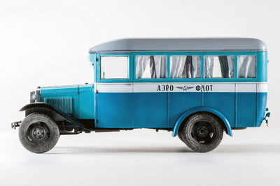 MiniArt 38005 - Modellbausatz Passanger Bus GAZ-03-30, grau