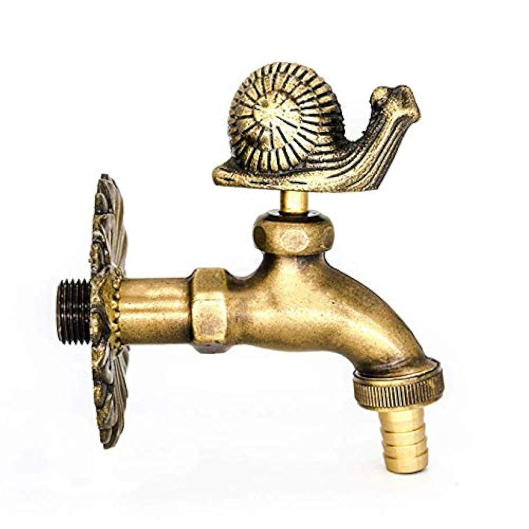 Wasserhahn für den Garten, 1/2 Zoll, dekorativ, mit Schlauchanschluss