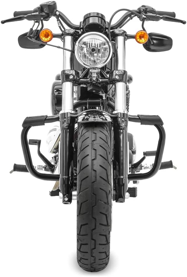 Sturzbügel Kompatibel mit Harley Davidson Sportster 883 Iron (XL 883 N) 09-20 Craftride Mustache sch