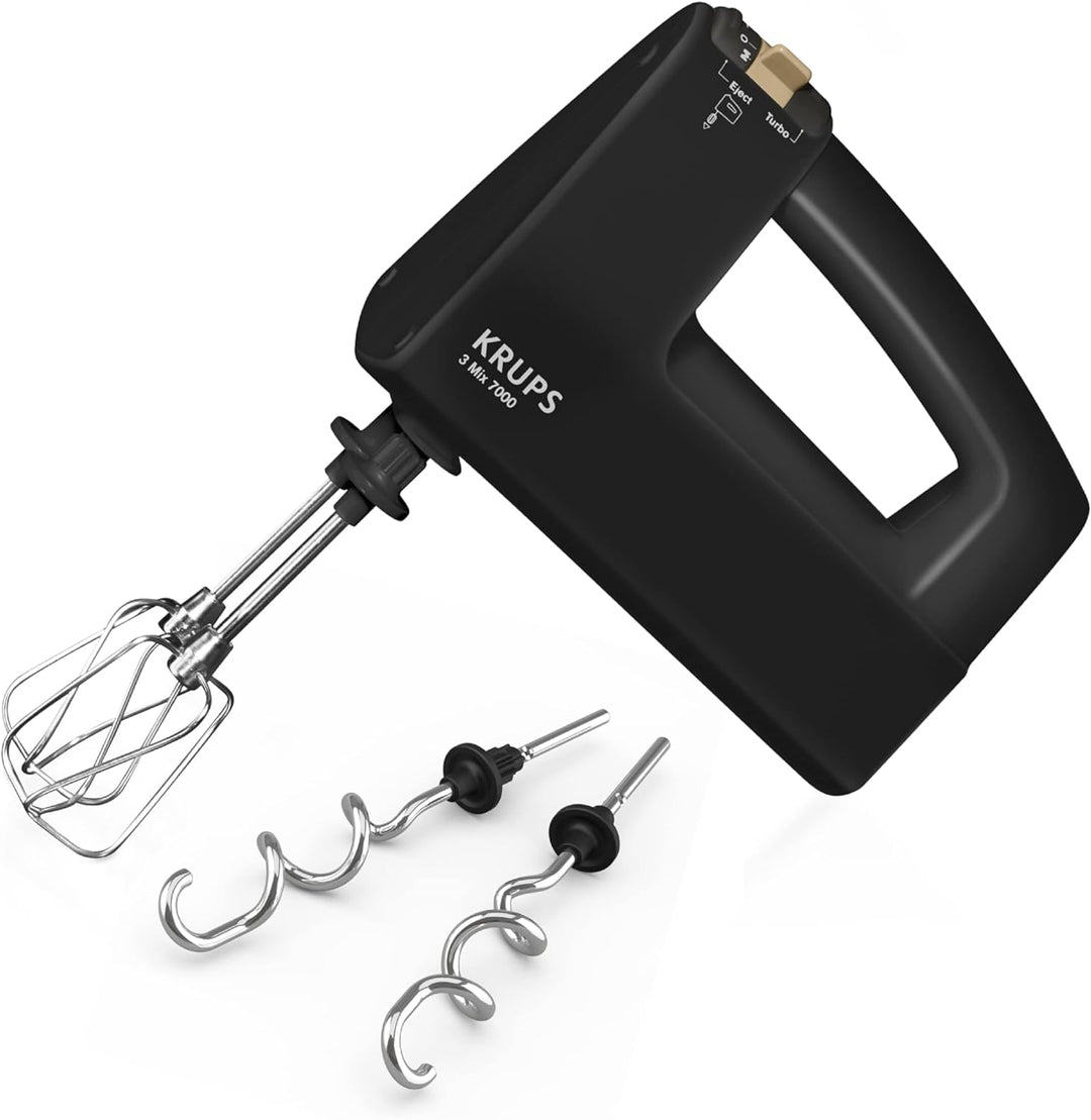 Krups F60858 3 MIX 7000 Handmixer 60 Jahre Edition | 500W |ergonomischer Griff | 1,65m-langes Kabel
