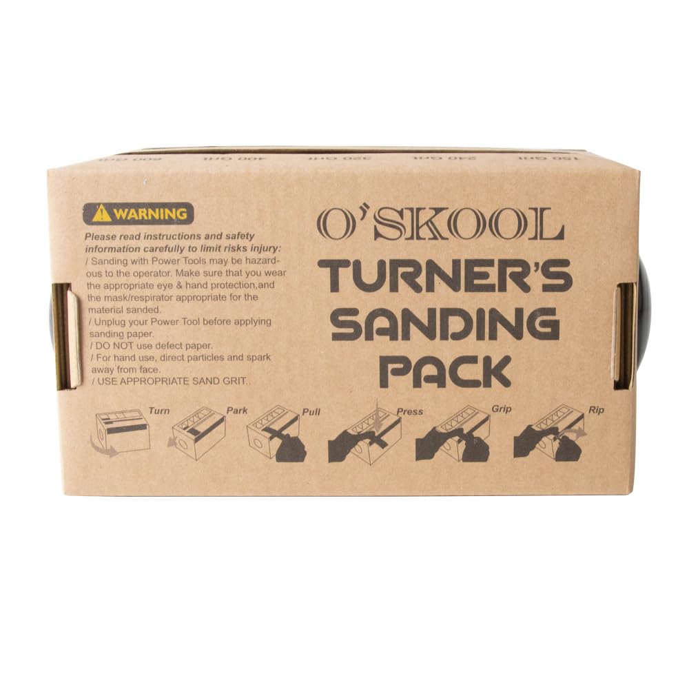 O'skool Schleifpapier Rolle Set mit Spender,Schmirgeltuchrolle für Möbelreparatur,Metall Holzverarbe