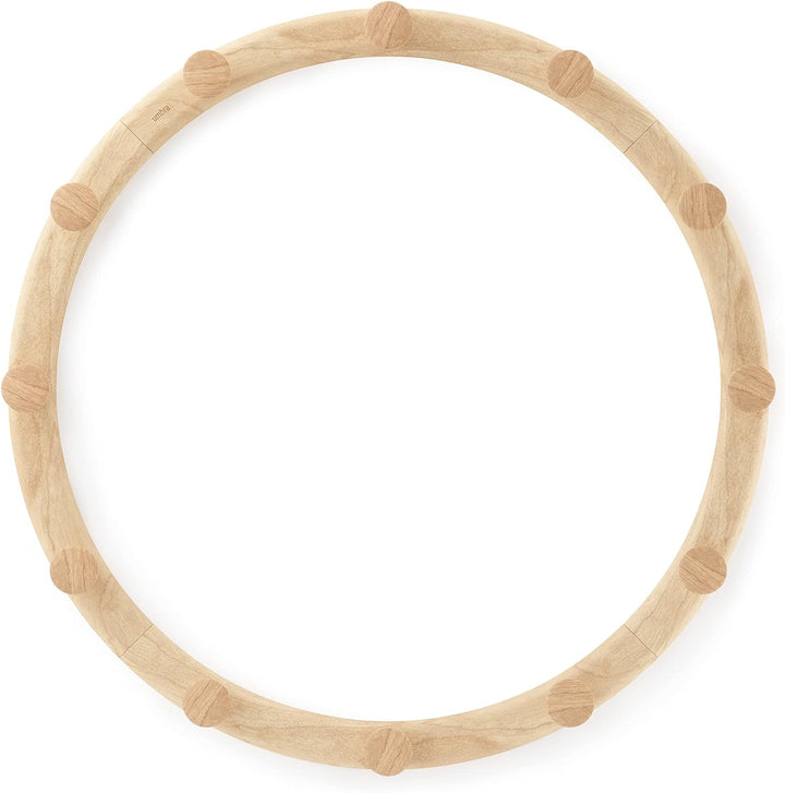 Umbra Slinka Wandgarderobe, Modulare Garderobenleiste mit 12 Haken, Holz, Natur, Einheitsgrösse, Nat
