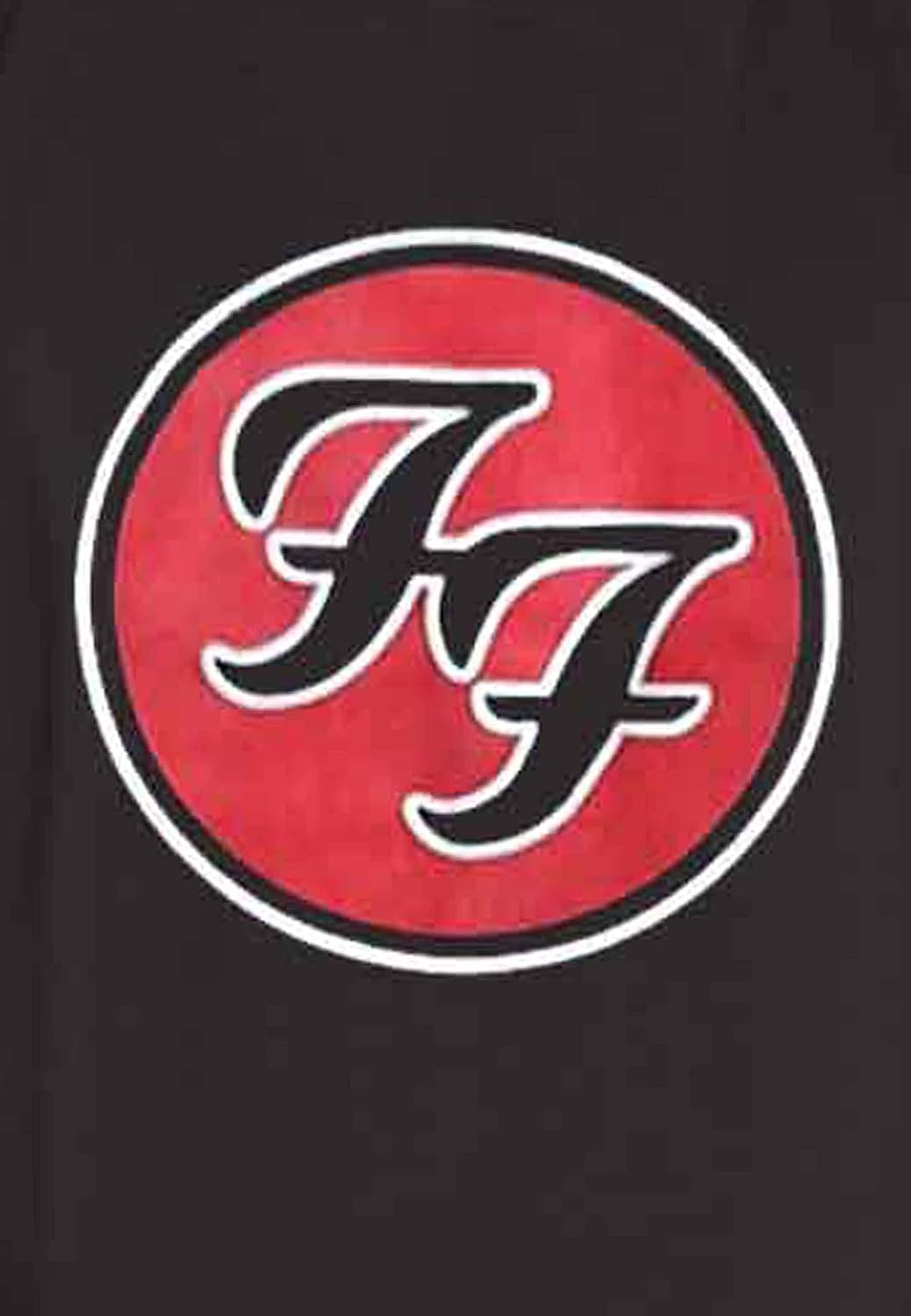 Foo Fighters Kapuzenpullover Ff Band Logo, offizieller Herrenpullover, Schwarz L Schwarz, L Schwarz