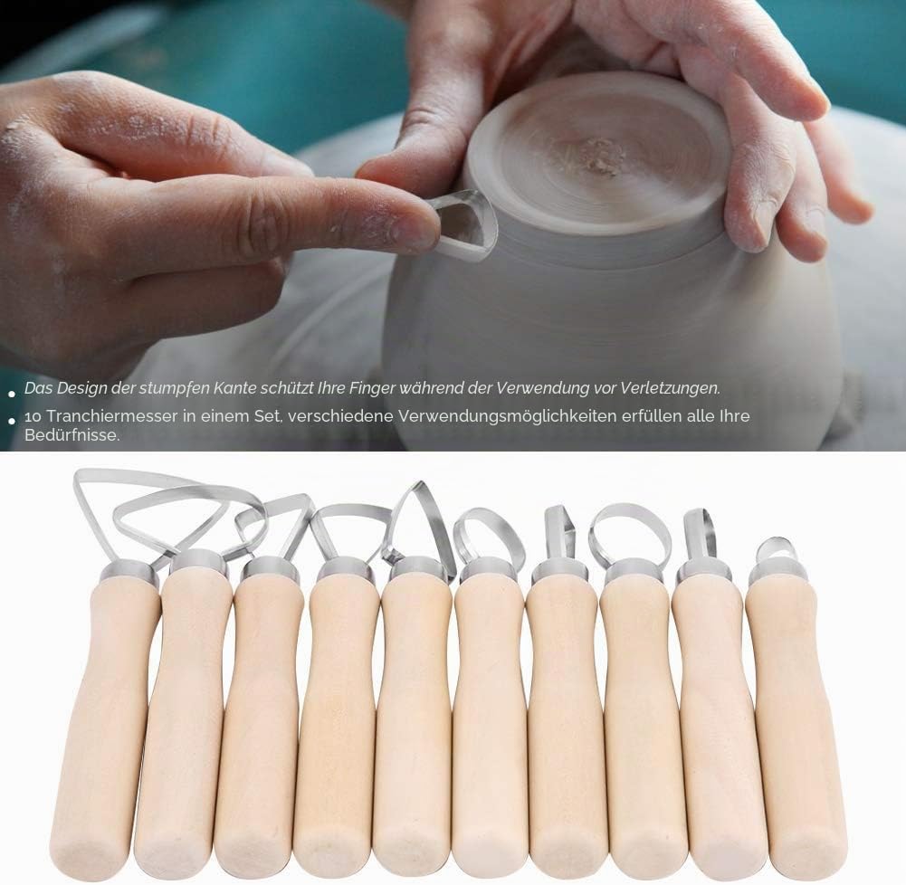 10 stücke Keramik Werkzeug Set Ton Sculpting Werkzeuge Keramik DIY Modellierung Werkzeuge Set Zubehö