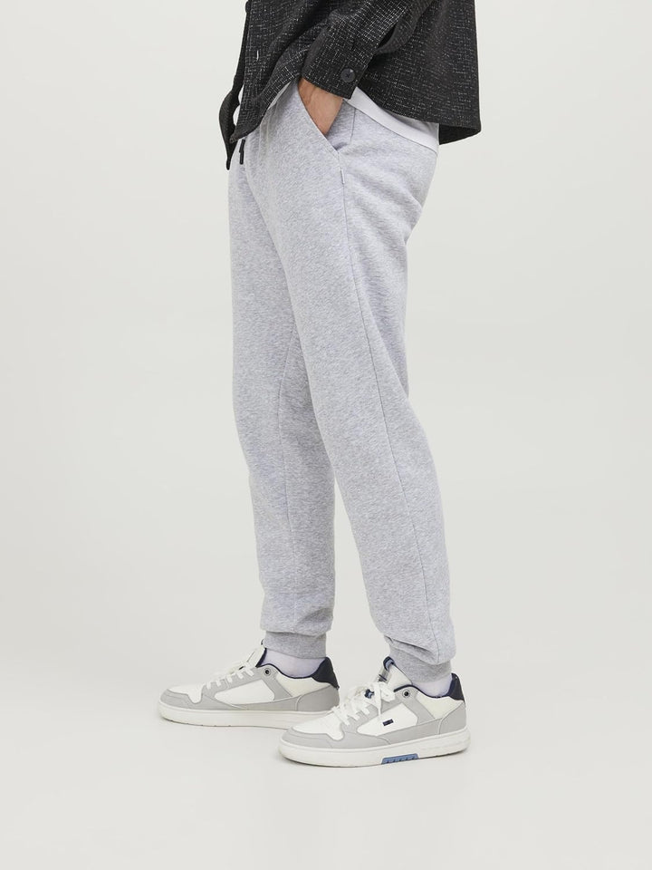 JACK & JONES Male Jogginghose Regular Fit Jogginghose M Light Grey Melange, M Light Grey Melange