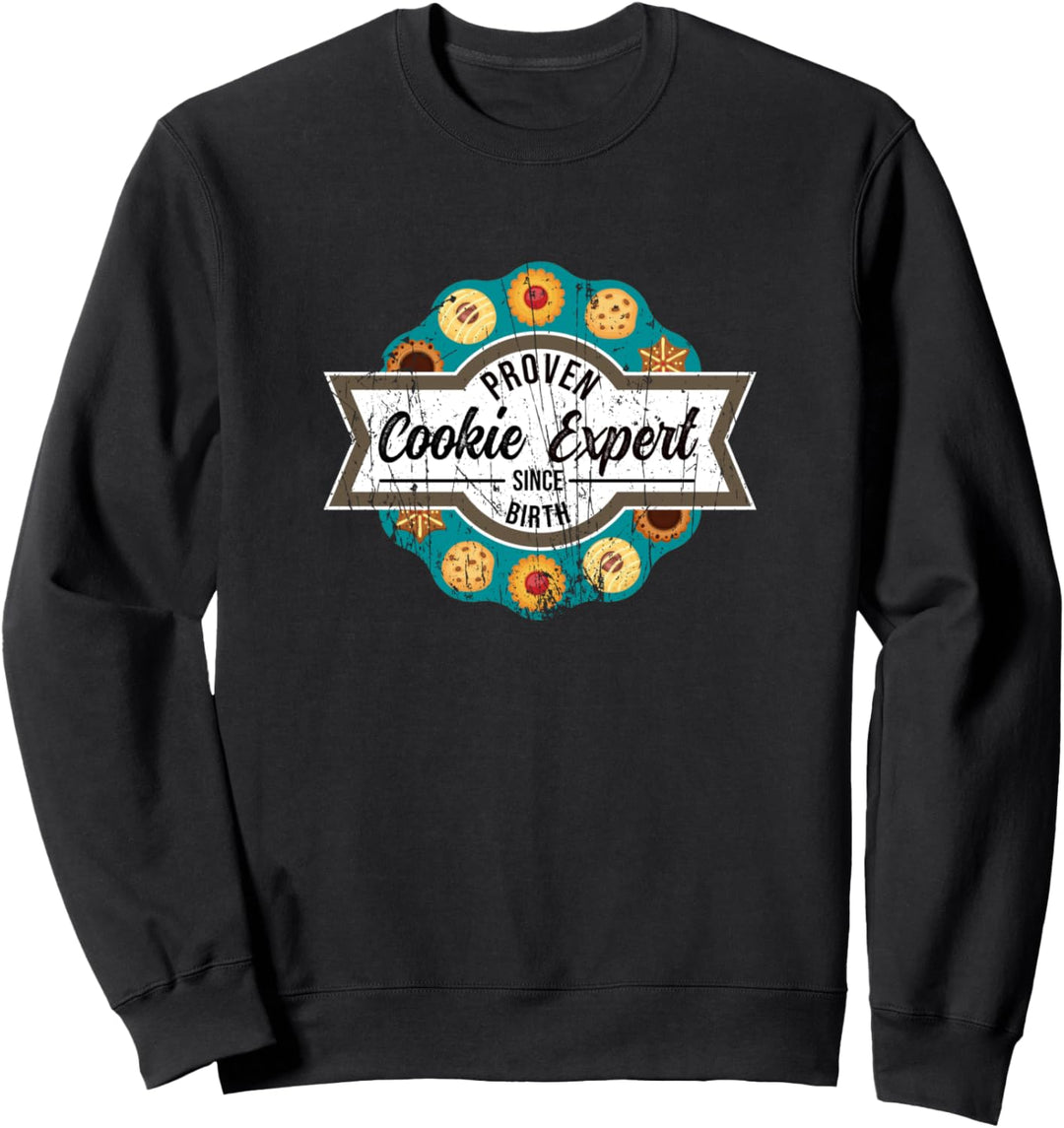 Weihnachten Kekse Cookie Expert Damen Herren Witziges Sweatshirt