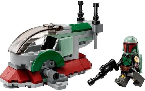 LEGO 75344 Star Wars Boba Fetts Starship - Microfighter Set, Modell aus Der Mandalorianer, baubares