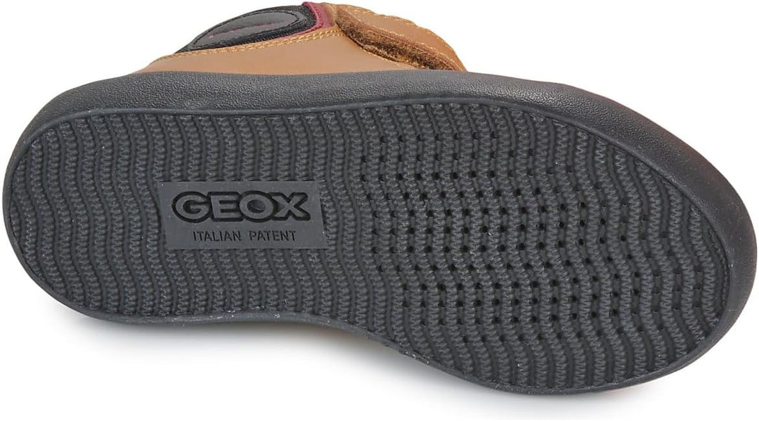 Geox Jungen J Gisli Boy F Sneaker 29 EU Dk Yellow Black, 29 EU Dk Yellow Black