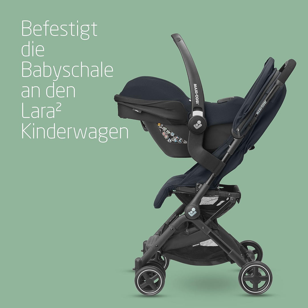 Maxi-Cosi Lara² Autositzadapter für Maxi-Cosi Lara² Kinderwagen, leicht, kompakt, 0 Monate bis 4 Jah