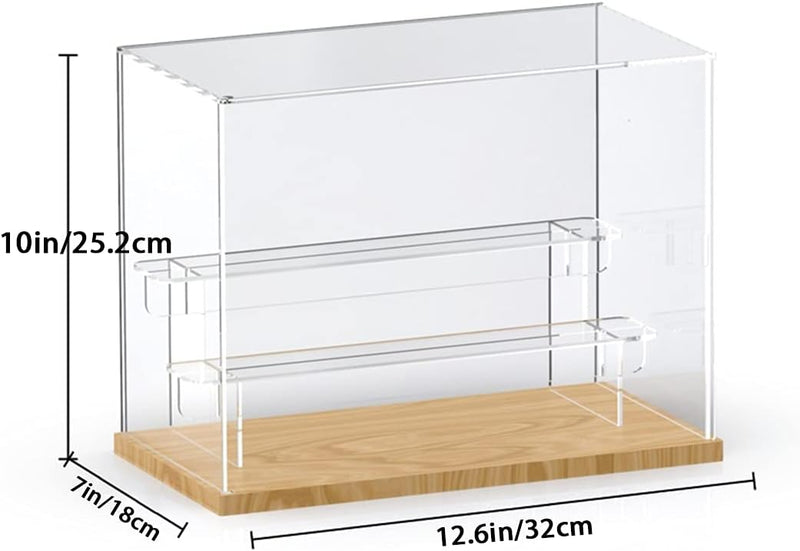 Nynelly Funko Pop Präsentationsbox, 3 Ebenen, aus Acryl, transparent, Schaukasten für Actionfiguren,