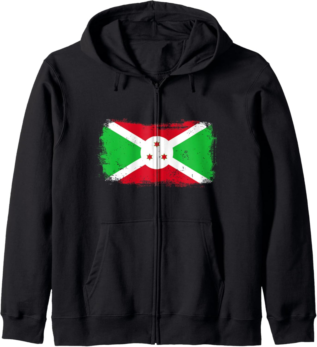 Burundi Nationalflagge Kapuzenjacke