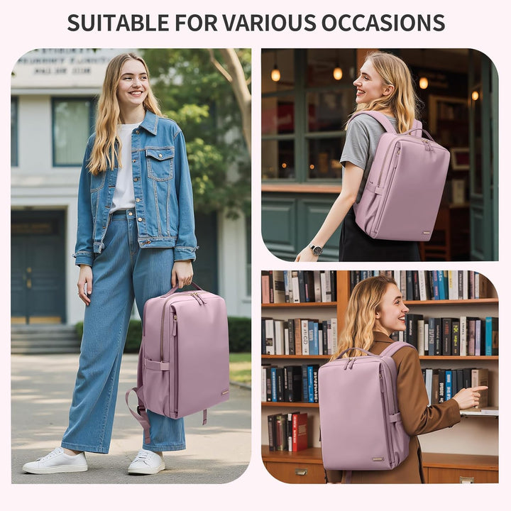 Stilvoller Laptop Rucksack für Damen von Fluggesellschaften zugelassen, Perfekt für die Arbeit das C