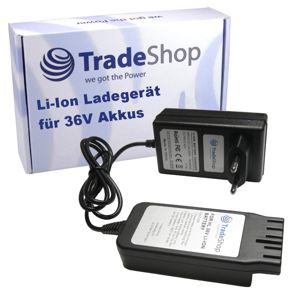 Trade-Shop Ladegerät inkl. Netzteil kompatibel mit Hilti TE 60-A36, TE6A, TE 6A, TE6-A36, TE 6-A36 A