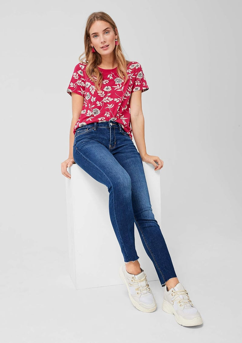 s.Oliver Damen 14.909.71.5868 Skinny Jeans, Blau (Blue Denim Stretch 57z6), 36 /L30 (Herstellergröss