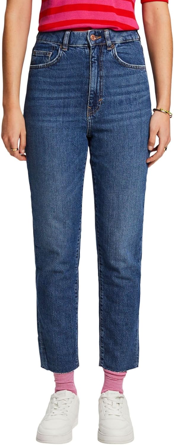 ESPRIT Damen Jeans, 901/Blue Dark Wash