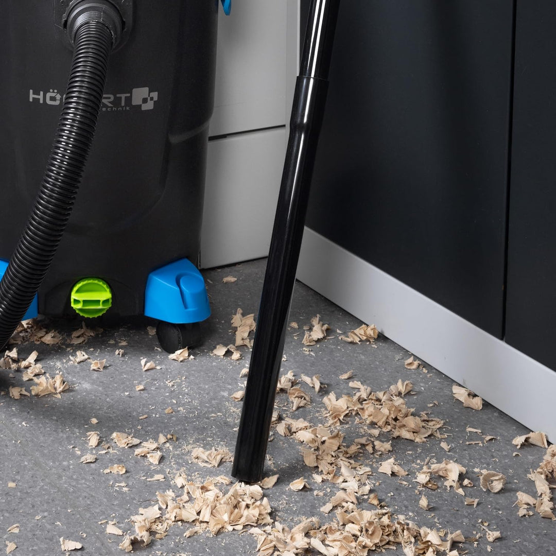 Högert Technik Nass- & Trockensauger, 20 L, 1200 W, Blasfunktion, Steckdose für Elektrowerkzeuge, 4