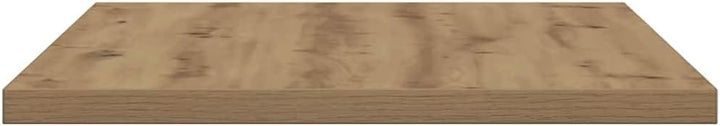 vidaXL Wandregale 4 STK. Artisan-Eiche 60x30x1,5 cm Holzwerkstoff, Schweberegal, schwebendes Regal,