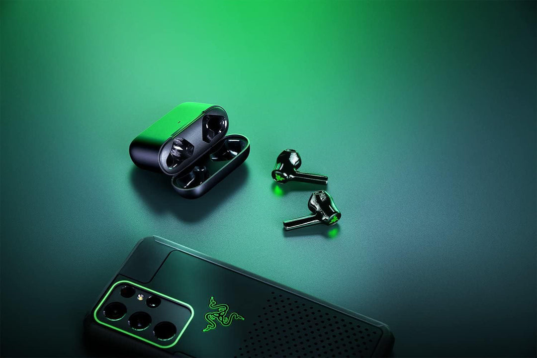Razer Hammerhead True Wireless X - Niedrig Latenz Ohrstöpsel (Niedrig Lattenz 60ms Gaming Modus, Mob