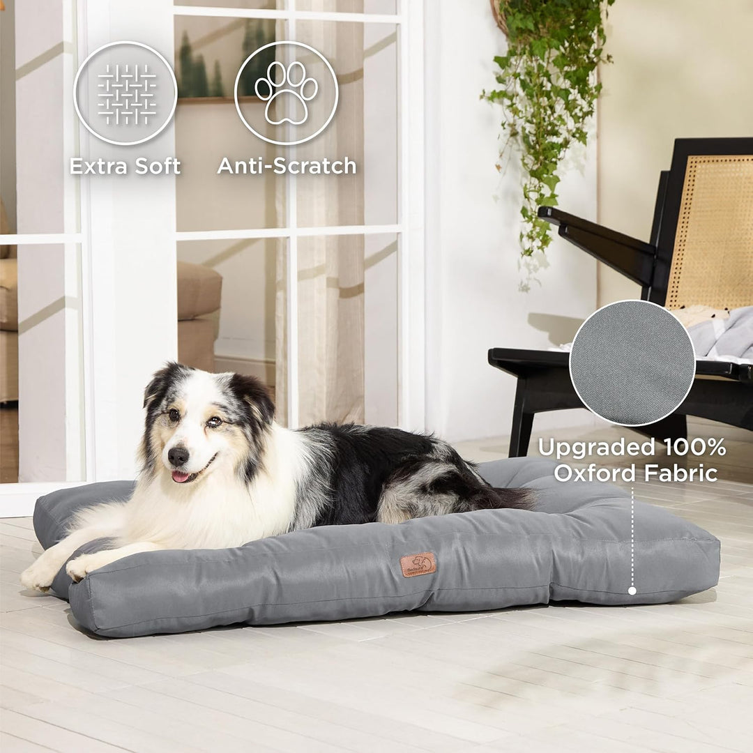 BEDSURE Hundekissen grosse Hunde waschbar - 111x89cm hundematratze wasserdicht XXL für grosse, mitte