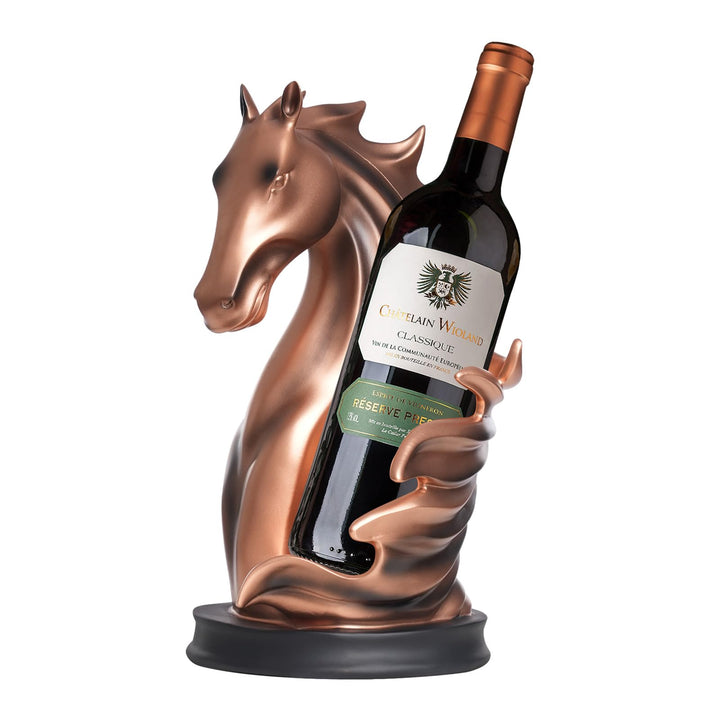 Weinflaschenhalter Weinregale Tischplatte Pferdestatue als Zuhause Küche Weinkeller Dekorative Aufbe