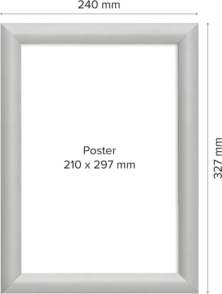 DISPLAY SALES Klapprahmen (5 St.) DIN A4 Postermass Plakatrahmen Wechselrahmen; Ecken auf Gehrung, 5
