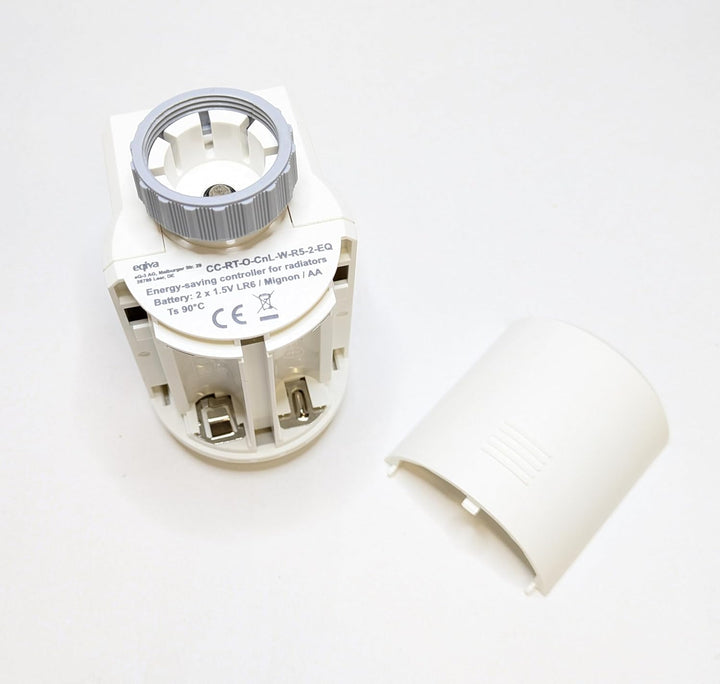 Eqiva 2er Set Elektronik-Heizkörperthermostat Model L mit Boost-Funktion 2er-Set, 2er-Set