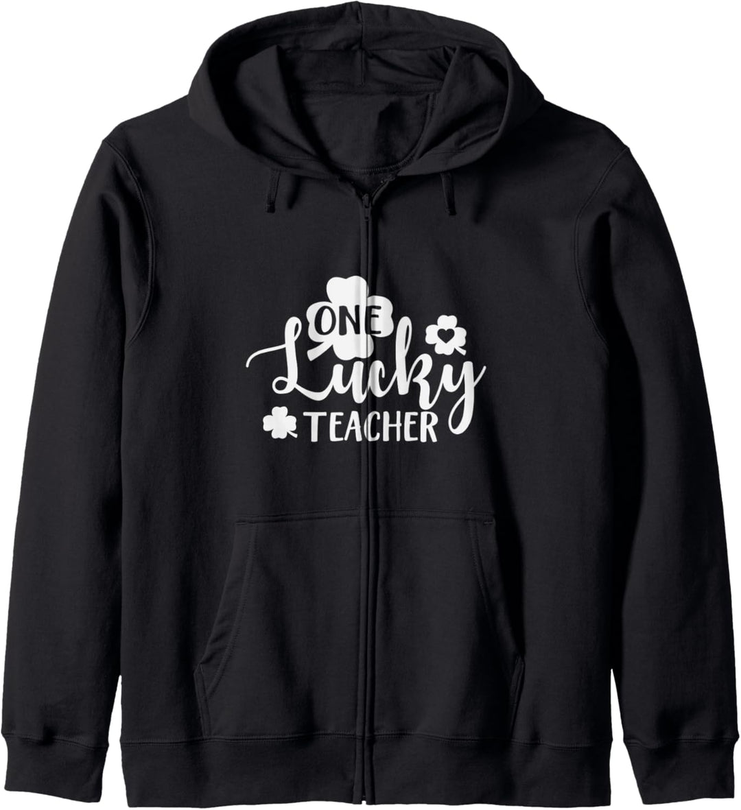 One Lucky Teacher Cute St. Patrick's Day Celebration Kapuzenjacke