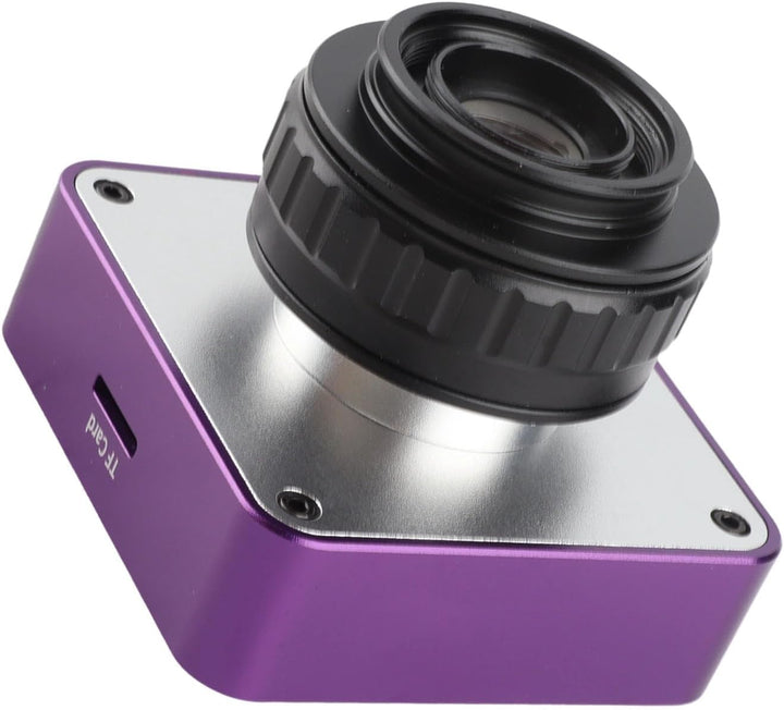 Eujgoov 51MP Mikroskopkamera C-Mount Kamera für Trinokulares Stereomikroskop AC100‑240V (EU Plug)