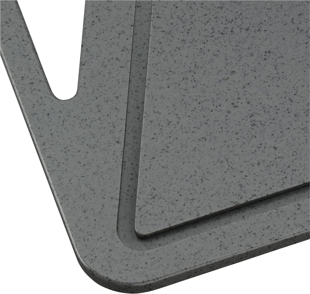 WMF Schneidebrett 45 x 30 cm, rechteckig, Kunststoff, Tranchierbrett mit Saftrillen, praktischer Gri