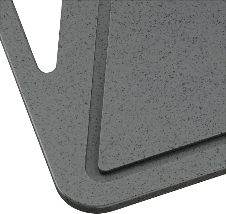 WMF Schneidebrett 45 x 30 cm, rechteckig, Kunststoff, Tranchierbrett mit Saftrillen, praktischer Gri